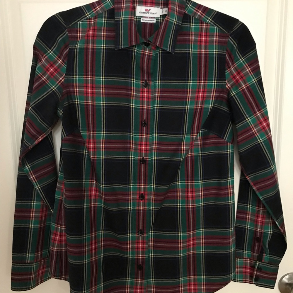 Button Down Plaid Shirt